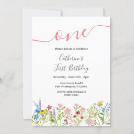 Uitnodiging voor 1e verjaardag van A Little Wildfl