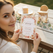 Uitnodiging voor 1e verjaardag van Blush Floral Pr