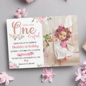 Uitnodiging voor 1e verjaardag van Little Miss One