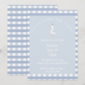 Uitnodiging voor 1e verjaardag van Silly Goose (St (Voorkant / Achterkant)