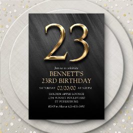 Uitnodiging voor 23e verjaardag