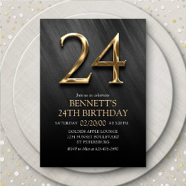 Uitnodiging voor 24e verjaardag
