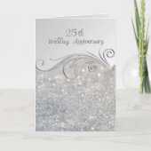Uitnodiging voor 25-jarig huwelijksjubileum met gl (Voorkant)