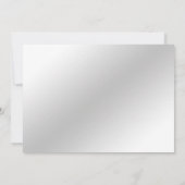 Uitnodiging voor 25-jarig zilveren huwelijksjubile (Achterkant)