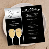 Uitnodiging voor 25e bruiloft Jubileum