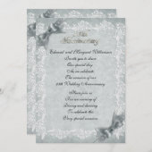 uitnodiging voor 25e trouwdag (Voorkant / Achterkant)