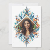 Uitnodiging voor 26e verjaardag Boho persoonlijke (Voorkant)