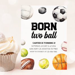 Uitnodiging voor 2e verjaardag sport