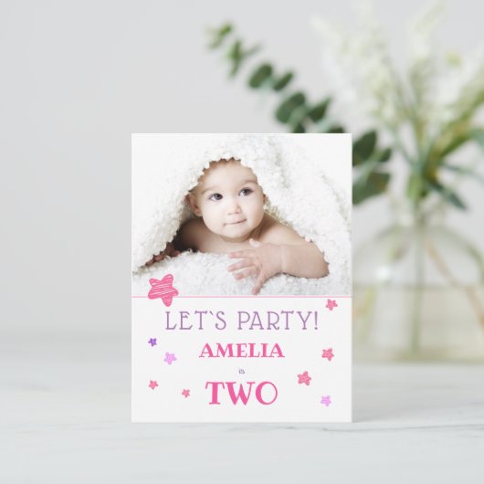 Uitnodiging voor 2e verpartij (Staand voorkant)