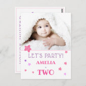 Uitnodiging voor 2e verpartij (Voorkant / Achterkant)