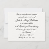 Uitnodiging voor 30-jarig huwelijksjubileum (Achterkant)