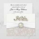 Uitnodiging voor 30-jarig huwelijksjubileum (Voorkant / Achterkant)