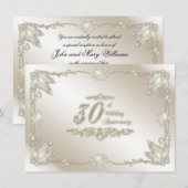 Uitnodiging voor 30-jarig huwelijksjubileum (Voorkant / Achterkant)
