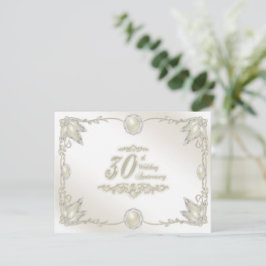 Uitnodiging voor 30-jarig huwelijksjubileum