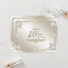 Uitnodiging voor 30-jarig huwelijksjubileum