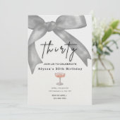 Uitnodiging voor 30 verjaardagen (Staand voorkant)