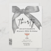 Uitnodiging voor 30 verjaardagen (Voorkant / Achterkant)