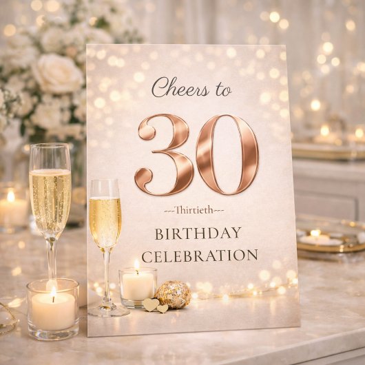 Uitnodiging voor 30ste verjaardagsfeest met Champa
