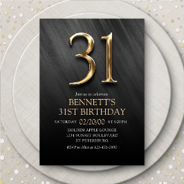 Uitnodiging voor 31e verjaardag