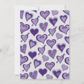 Uitnodiging voor 33e verjaardag Purple Hearts (Achterkant)