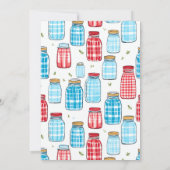 Uitnodiging voor 35e verjaardagsfeest, Mason Jar-p (Achterkant)