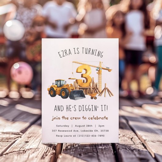 Uitnodiging voor 3e verjaardag