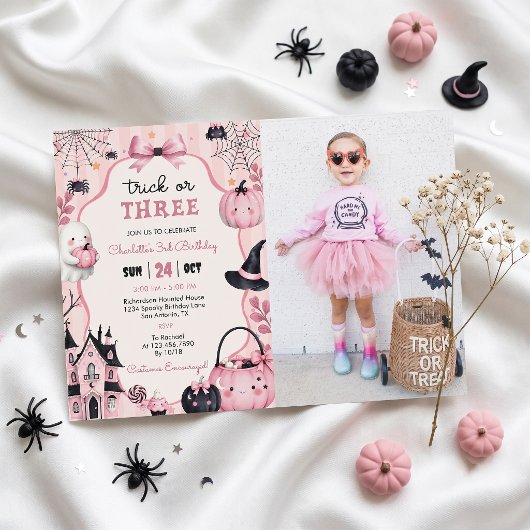 Uitnodiging voor 3e verjaardag van Ghost Pink Pump