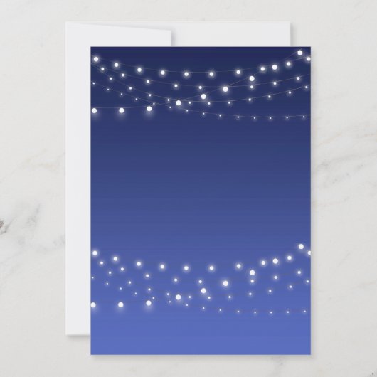 Uitnodiging voor 40-jarig huwelijksjubileum -Kerst (Achterkant)