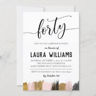 Uitnodiging voor 40e Script Word Birthday