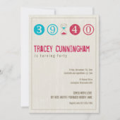 Uitnodiging voor 40e verjaardag - Aanpassen (Voorkant)