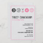 Uitnodiging voor 40e verjaardag - Aanpassen (Voorkant / Achterkant)