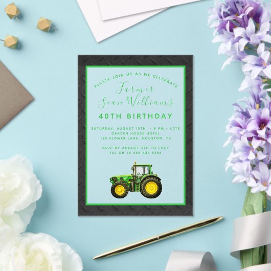 Uitnodiging voor 40e verjaardagsfeestje van de boe (Insitu (Huwelijk))