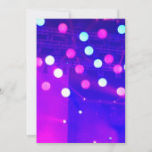 Uitnodiging voor 40e verlichtingspartij Disco Bowl (Achterkant)