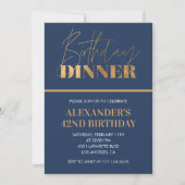Uitnodiging voor 42e verjaardag Verjaardagsdiner G (Voorkant)