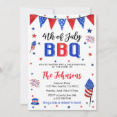 Uitnodiging voor 4 juli achtertuin BBQ (Voorkant)