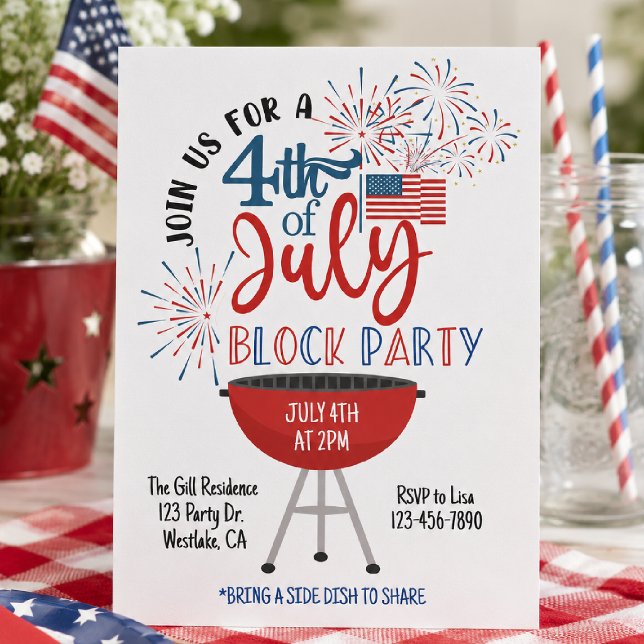 Uitnodiging voor 4 juli Block Party (Creator heeft geüpload)