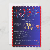 Uitnodiging voor 4 juli-feestje (Voorkant)
