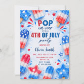 Uitnodiging voor 4 juli zomerfeest (Voorkant)
