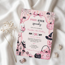 Uitnodiging voor 4e verjaardag van Ghost Pink Pump
