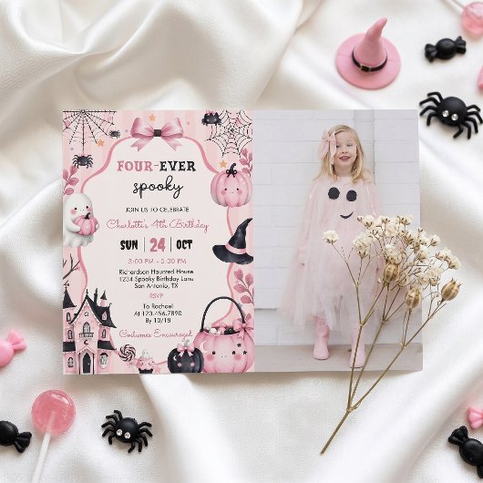 Uitnodiging voor 4e verjaardag van Ghost Pink Pump