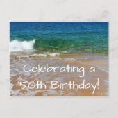 Uitnodiging voor 50-jarig Briefkaart (Voorkant)