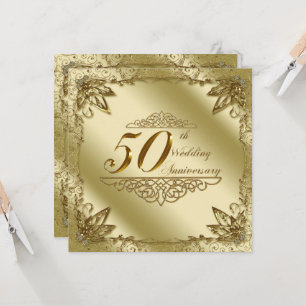 Uitnodiging voor 50-jarig huwelijksjubileum