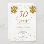 uitnodiging voor 50e verjaardag (Voorkant / Achterkant)