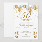 uitnodiging voor 50e verjaardag (Voorkant / Achterkant)