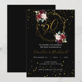 uitnodiging voor 50e verjaardag (Voorkant / Achterkant)
