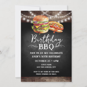 Uitnodiging voor 50e verjaardag BBQ