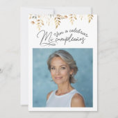 Uitnodiging voor 50e verjaardag met foto (Voorkant)