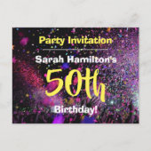 Uitnodiging voor 50e verpartij (Voorkant)