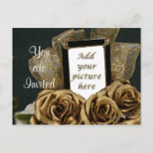 Uitnodiging voor 50ste verjaardag ansichtkaart - a (Voorkant)