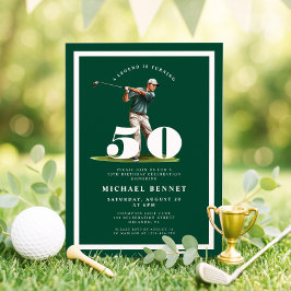 Uitnodiging voor 50ste verjaardag van Green Golf